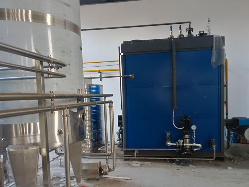 鑫达能一吨蒸汽发生器用于酿造