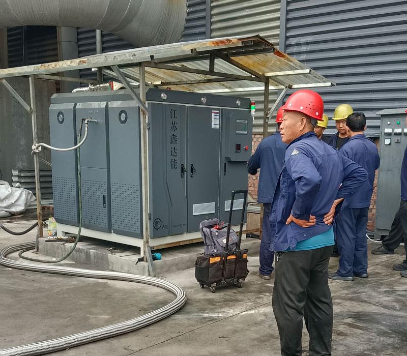 360kw蒸汽发生器用于锂电池生产
