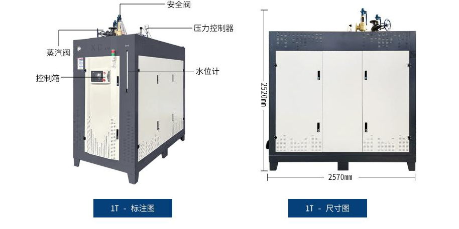 鑫达能1吨全预混蒸汽发生器设备